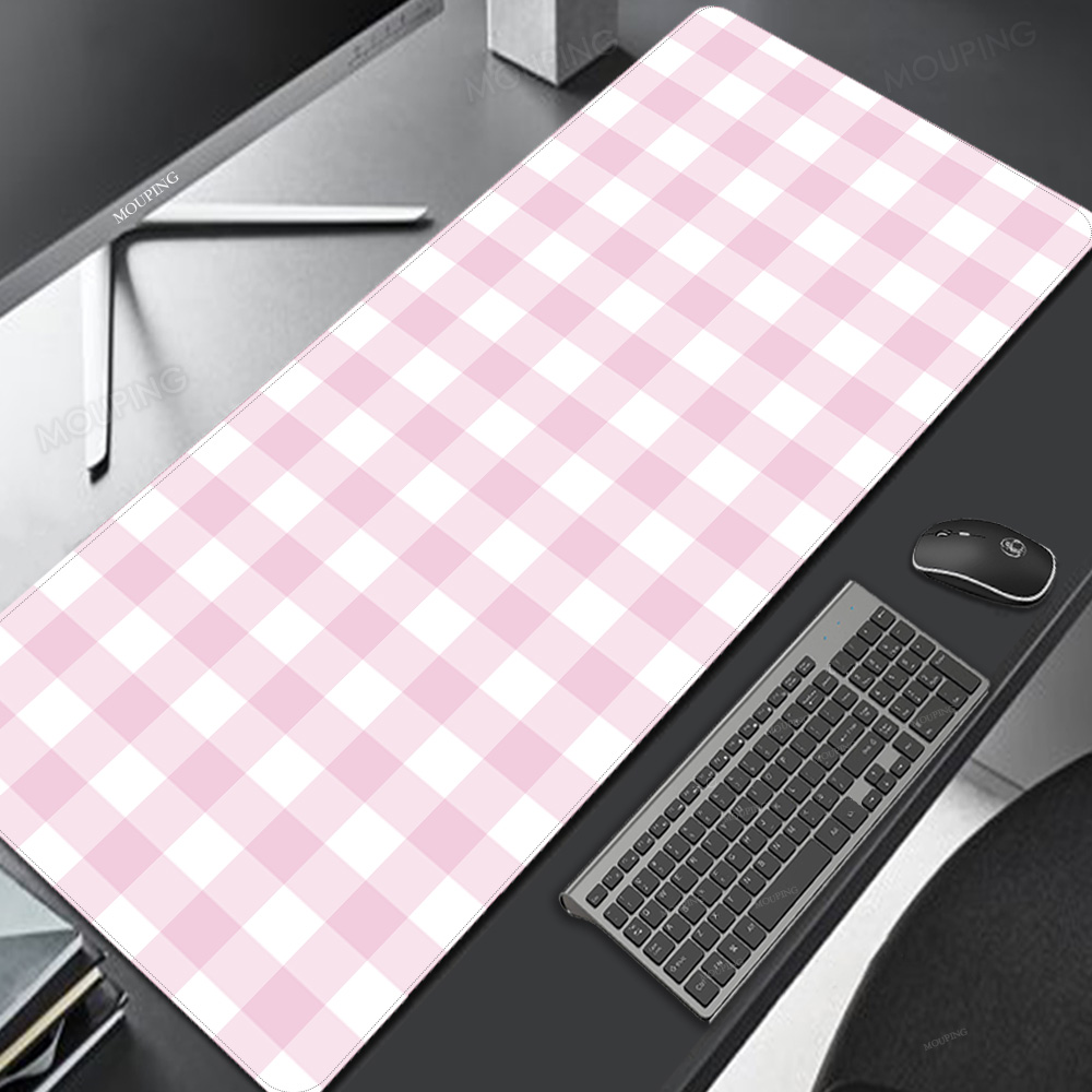 Gaming Keyboard Mouse Combo - لوحة ماوس شبكية وردية اللون Kawaii