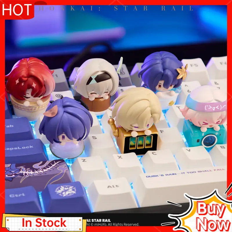 Gaming Keyboard Mechanical - Mihoyo Honkai Star Rail أنيمي الشكل