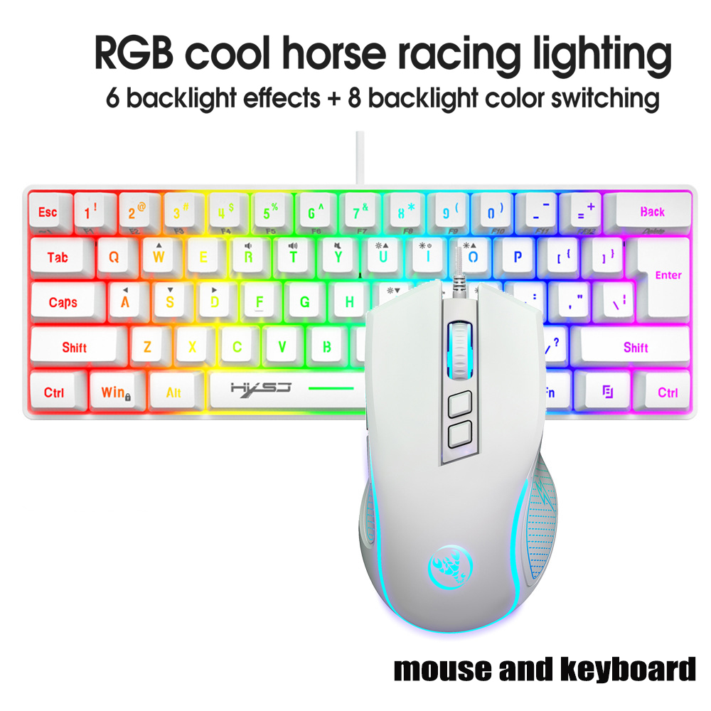 Gaming Keyboard Mouse Combo - طقم لوحة مفاتيح وماوس للألعاب، مجموعة