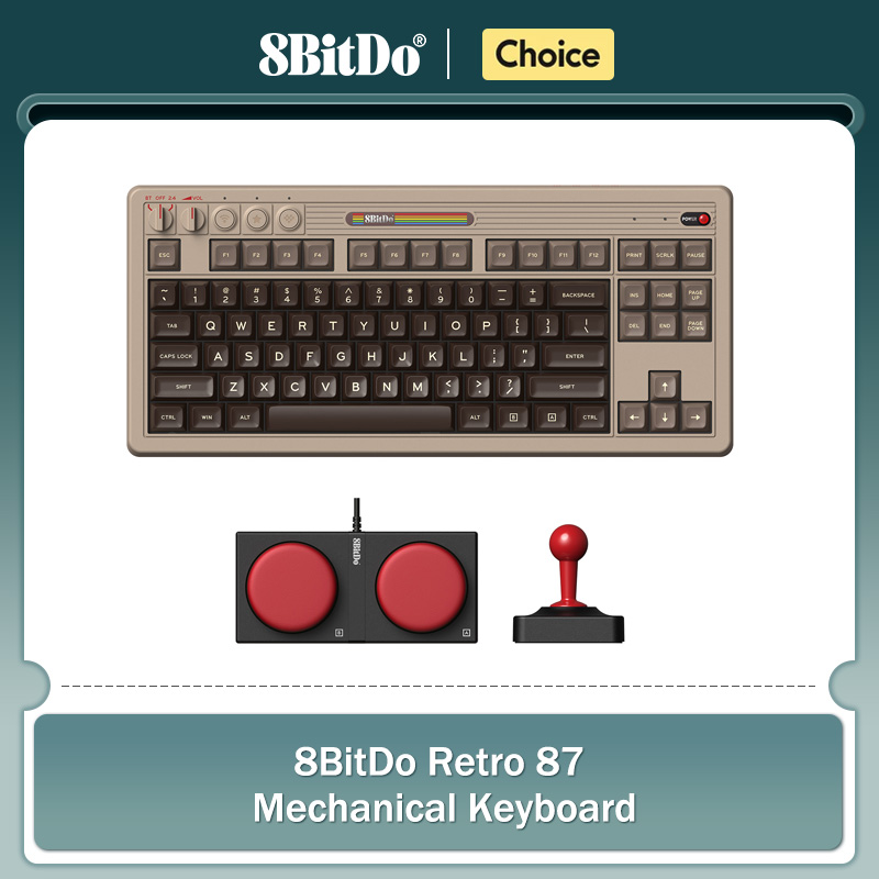 Gaming Keyboard Mechanical - لوحة مفاتيح ميكانيكية 8BitDo Retro، لوحة