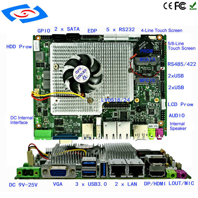 لوحة أم صناعية بدون مروحة مع و - مراجعة Intel Cpu Core I5 وسعره