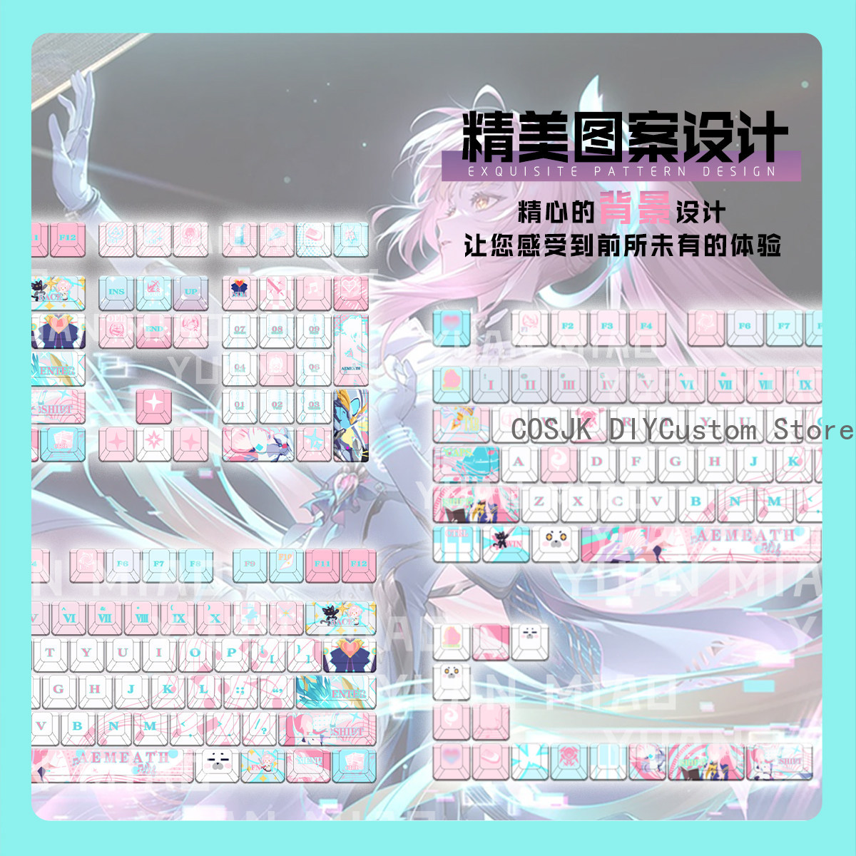 122 مفتاحًا بتصميم أنمي Wuther - مراجعة Gaming Keyboard Mechanical وسعره