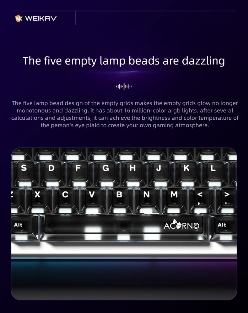 جديد WEIKAV Nut65 سبائك الألوم - مراجعة Gaming Keyboard Hot Swappable وسعره