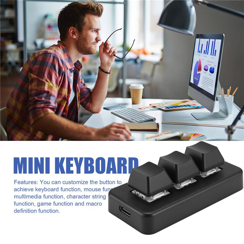 لوحة مفاتيح صغيرة قابلة للبرمج - مراجعة Gaming Keyboard Mechanical وسعره