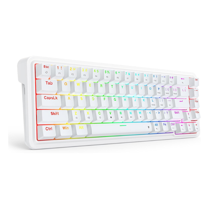 Redragon K709 65% حشية سلكية R - مراجعة Gaming Keyboard No Noise وسعره