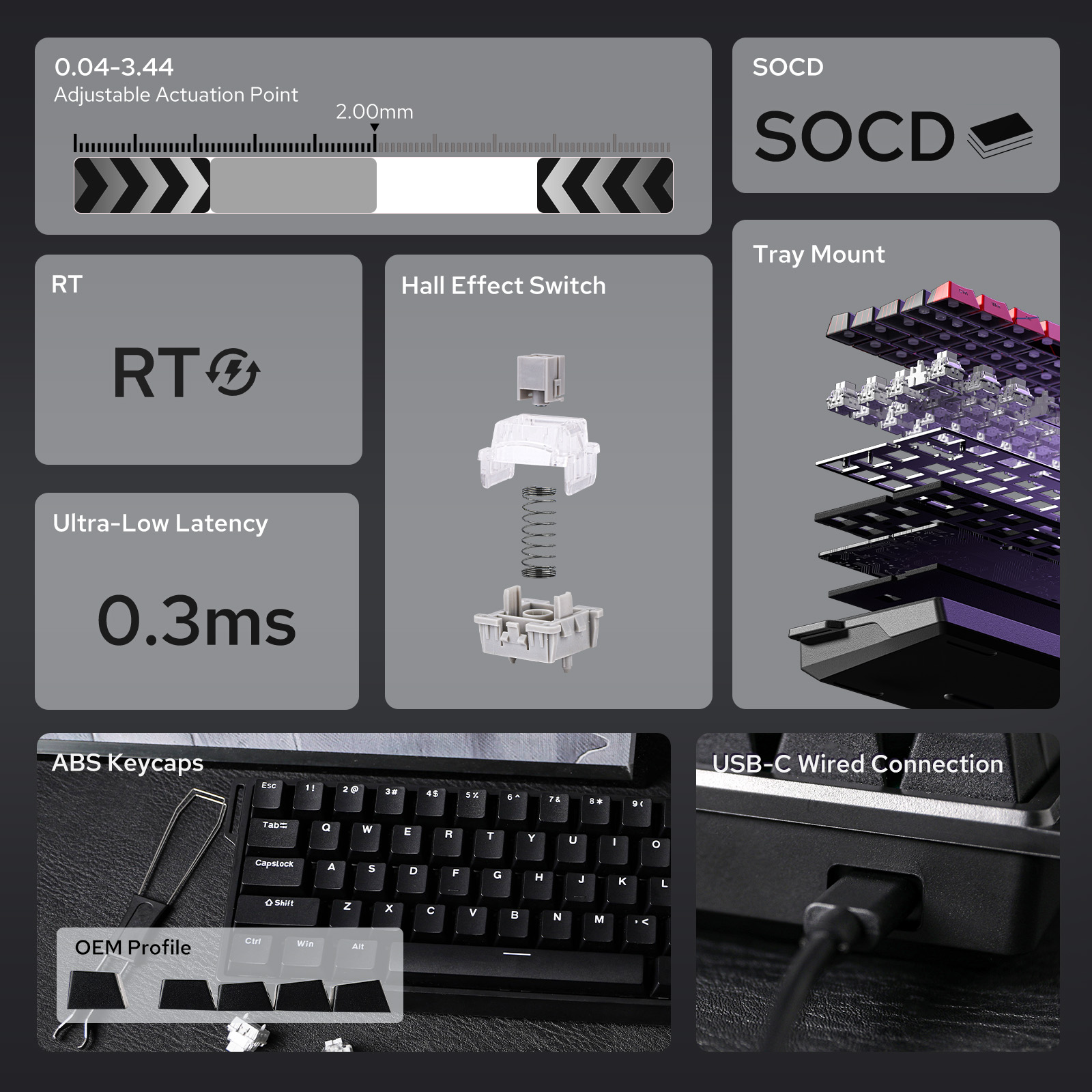 لوحة مفاتيح ميكانيكية مخصصة AU - مراجعة Gaming Keyboard Hot Swappable وسعره