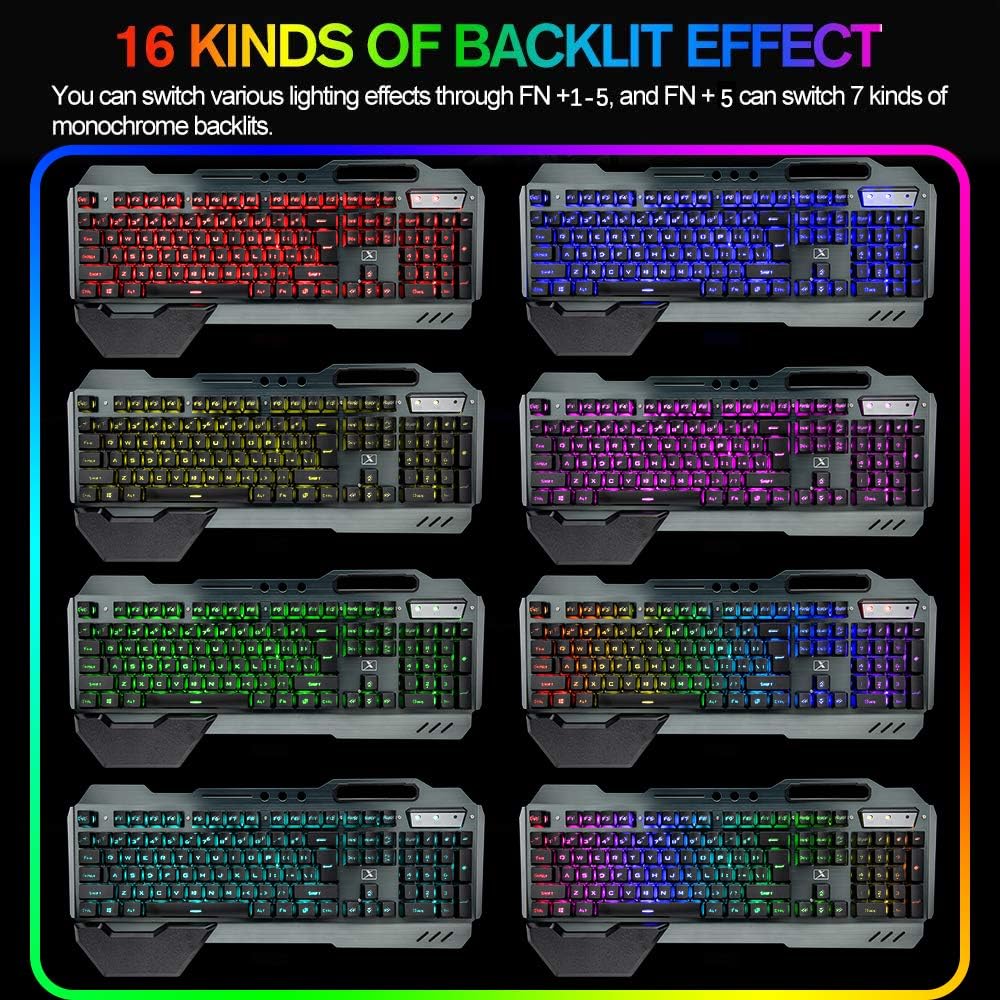 مجموعة لوحة مفاتيح وماوس لاسلك - مراجعة Gaming Keyboard And Mouse Combo Wireless وسعره