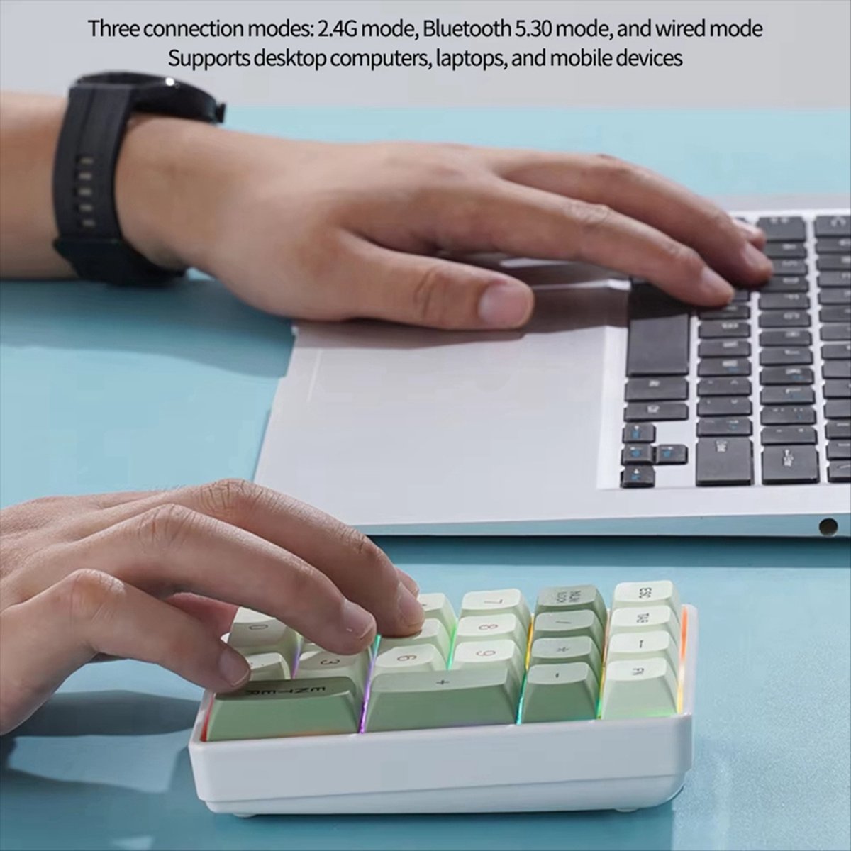 لوحة مفاتيح رقمية صغيرة N86R ب - مراجعة Gaming Keyboard Number Pad وسعره