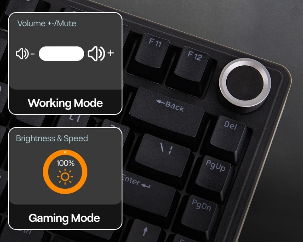 لوحة مفاتيح ألعاب سلكية AULA F - مراجعة Gaming Keyboard Hot Swappable وسعره