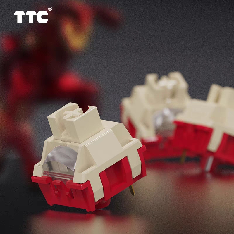 TTC الحديد التبديل سرعة مفاتيح - مراجعة Gaming Keyboard No Noise وسعره