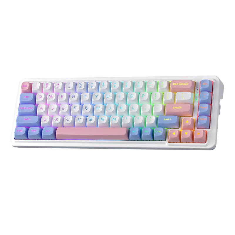 لوحة مفاتيح ألعاب لاسلكية RGB  - مراجعة Gaming Keyboard No Noise وسعره