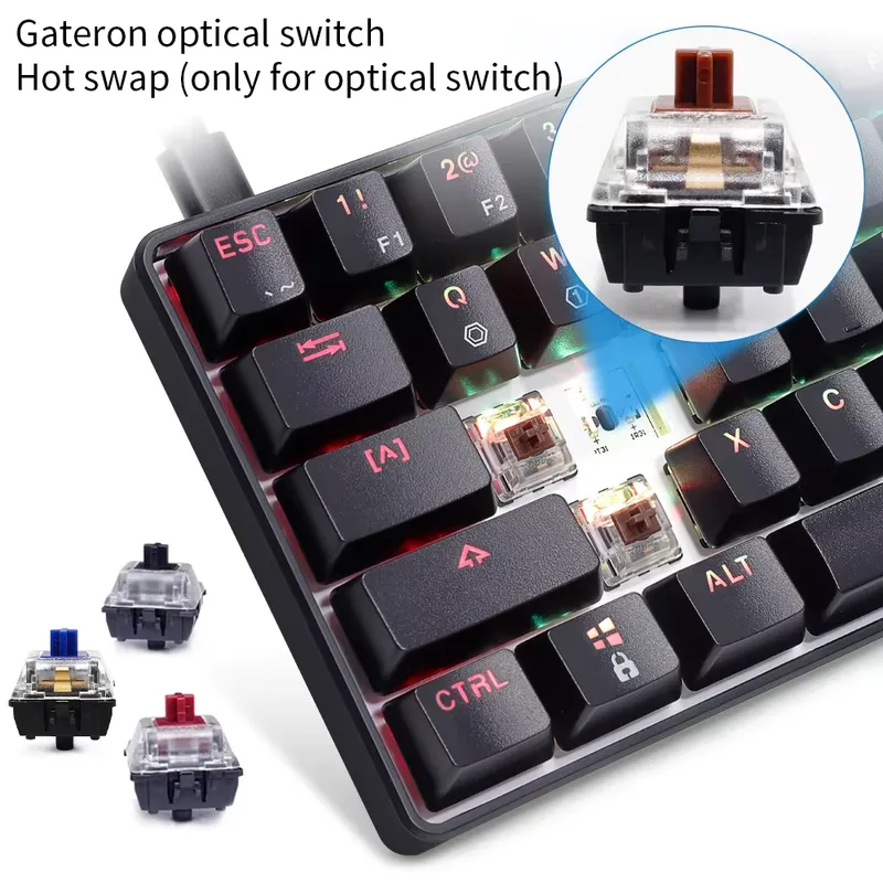لوحة مفاتيح ميكانيكية صغيرة لل - مراجعة Gaming Keyboard Mechanical وسعره