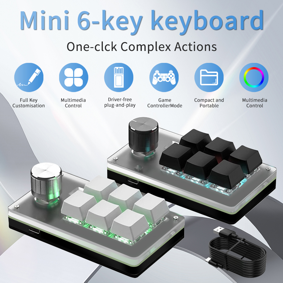 لوحة مفاتيح صغيرة سلكية مخصصة  - مراجعة Gaming Keyboard Hot Swappable وسعره