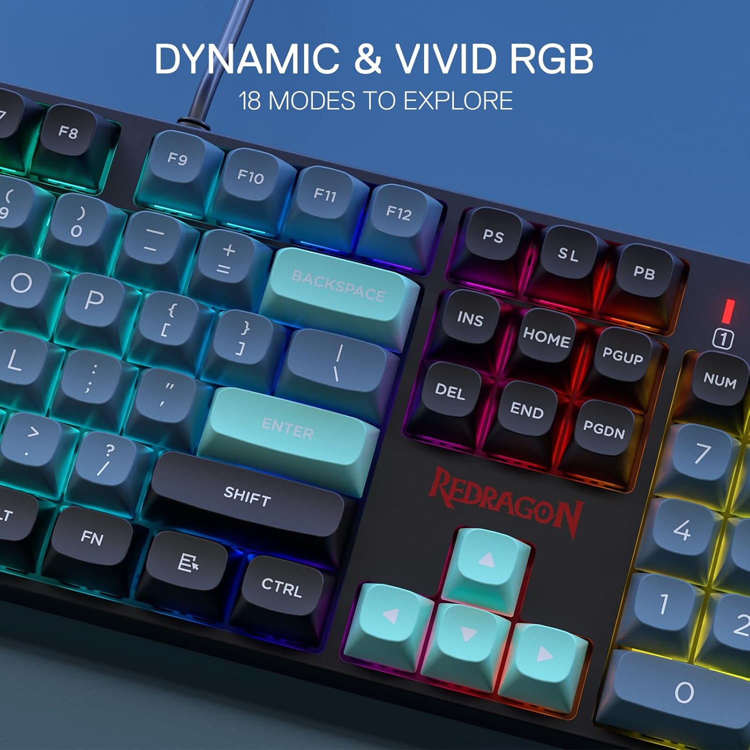 Redragon K582 SE سلكي RGB 104  - مراجعة Gaming Keyboard Hot Swappable وسعره