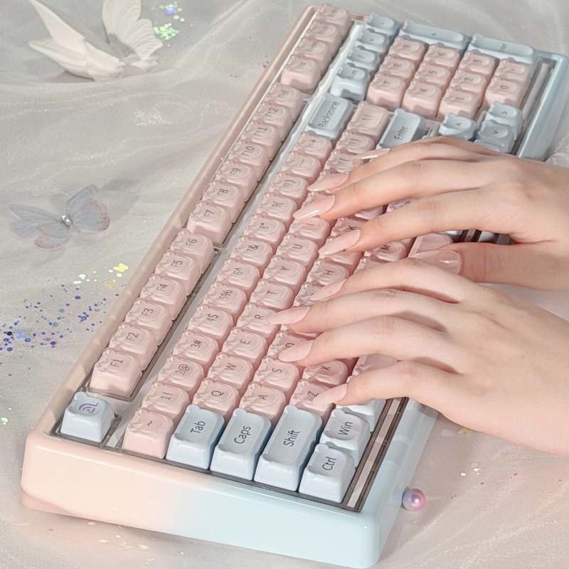 لوحة مفاتيح ميكانيكية مخصصة ثل - مراجعة Gaming Keyboard Hot Swappable وسعره