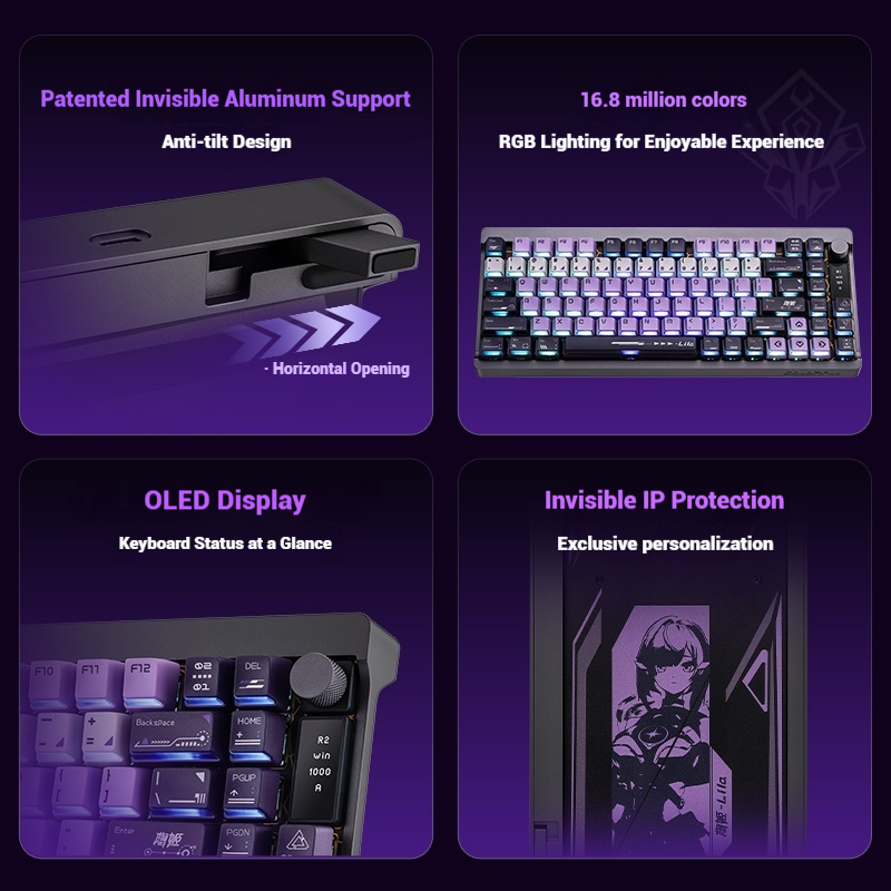 لوحة مفاتيح مغناطيسية ملونة St - مراجعة Gaming Keyboard Mechanical وسعره